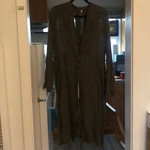 Free People Green Tunic